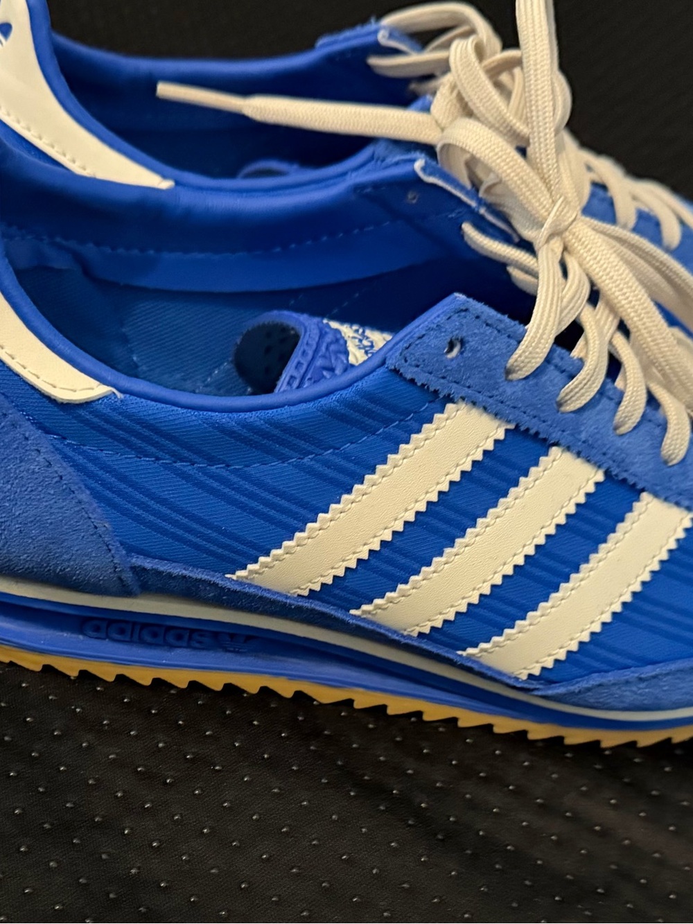 adidas Women’s Royal Blue Sneakers with White Stripes